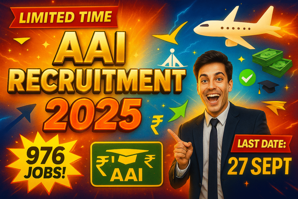 aai junior executive recruitment 2025